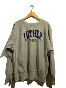 Champion◆メキシコ製/LUTHER COLLEGE/ペンキ/スウェット/XL/コットン/GRY