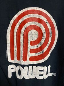 POWELL PERALTA パウエル ペラルタ Tシャツ 黒 ブラック Mサイズくらい　長袖 古着