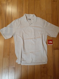 THE NORTH FACE　SOM S/S OPEN SHIRT　ベイパレスグレー　Lサイズ　NR21864　中古美品