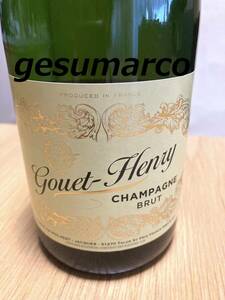 Gouet Henry Brut グーウェ アンリ ブリュット　シャンパン フランス　発泡酒