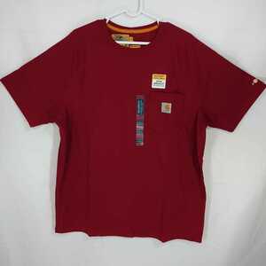 【L】Carhartt カーハート/半袖Tシャツ/ポケット/ラグランスリーブ