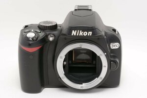 【美品】Nikon D60 ニコン デジタル一眼レフカメラ ボディ (ショット数3502回) #4261