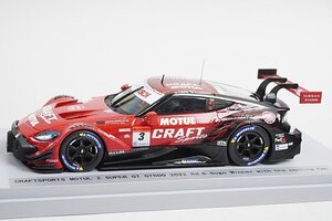 エブロ 1/43 日産 クラフトスポーツ モチュール Z GT500 Rd.6 SUGO 優勝 2022 #3 クーリングファン ニスモフェスティバル限定 45827