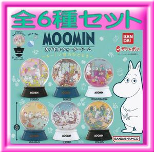 ■MOOMIN ムーミン カプセルウォータードーム■全6種セット