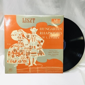 【中古品/T】LP レコード ハンガリー狂詩曲 第2,6,1,3番 コンサート・ホール・ソサエティ　動作未確認 RS0824　