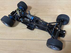 タミヤ　F104 PRO 中古品　カーボンシャーシ　チタンビス