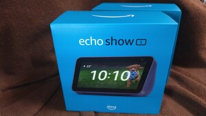 格安2個セット【新品・未開封】青・Echo Show 5 (エコーショー5) 第2世代 スマートディスプレイ with Alexa カメラ付 ディープシーブルー