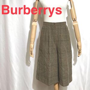 Burberrys チェック柄 ハーフパンツ オリーブグリーン