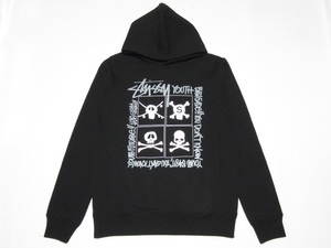 新品 mastermind JAPAN(マスターマインド ジャパン)×STUSSY(ステューシー)スウェットパーカー☆[Lサイズ]