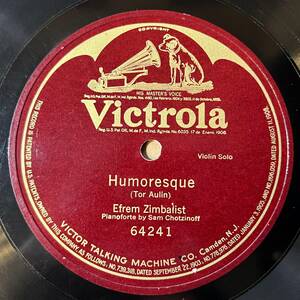 【S】EFREM ZIMBALIST VICTROLA Humoresque