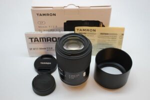 ■極上品■ TAMRON SP90mm F2.8 Di MACRO 1:1 VC USD ニコン用 F017N ＊23515