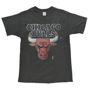 90s ビンテージ NBA CHICAGO BULLS シカゴ ブルズ Tシャツ ブラック USA製 シングル size.M