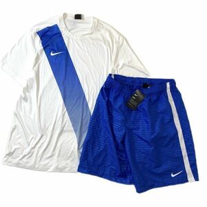 NIKE ナイキ サッカー 上下セット 白青 XL 645497-156/645495-463 23-0705-1-30/31