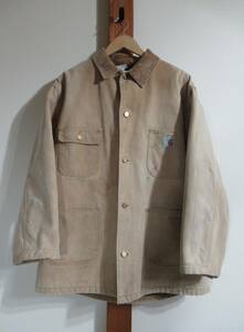 VINTAGE USA古着★CARHARTT/カーハート◆カバーオール ブラウンダック 6BLC 1989年 100周年 100 YEARS ブランケット裏 雰囲気系