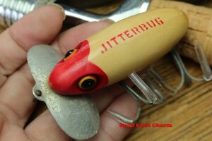 OLD ARBOGAST JITTERBUG アーボガスト ジッターバグ #7 検) 道楽 ハトリーズ BALSA50 ザウルス ABU HEDDON シマノ 昭和世代レトロ釣人に