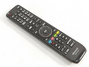 管理 1335 リモコン【保証付き】 Hisense ハイセンス EN3AE39H 動作品　32E50/32A35G/32A30G等 テレビリモコン