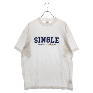 VETEMENTS ヴェトモン 22SS Short Sleeve Tee ショート スリーブ 半袖カットソー Tシャツ ホワイト UE52TR190W