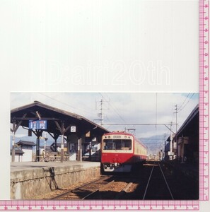 S30384【古い 鉄道 写真】5枚◇長野電鉄 ※電車 路面電車 市電 都電 駅