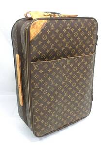 1000円スタート キャリーバッグ LOUIS VUITTON ルイヴィトン ペガス55? モノグラム ビンテージ トロリー キャスター スーツケース 10 D230