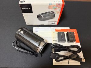 SONY Handycam HDR-CX535 ブラック 付属品完備 動作OK レンズフィルター付 ソニー ハンディカム