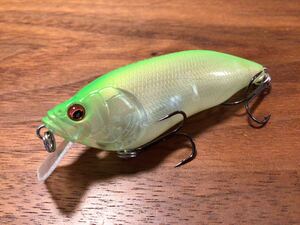 ★超美品★Megabass×IMAKATSU メガバス×イマカツ I×I SHAD FURIOUS 0.5 アイバイアイシャッド フューリアス0.5「CLEAR LIME CHART」