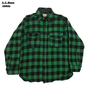 L.L.Bean WOOL SHIRTS L 1960s SH24146 Vintage エルエルビーン ウールシャツ シャツ 1960年代 筆記体タグ ヴィンテージ