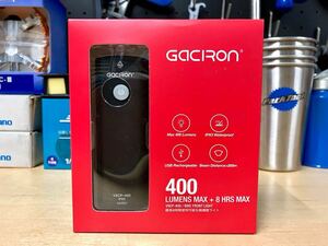 新品未使用 GACIRON V9CP-400 フロントライト USB充電 400ルーメン Micro-USB 充電ケーブル付属 ガシロン CATEYE同様ブラケット