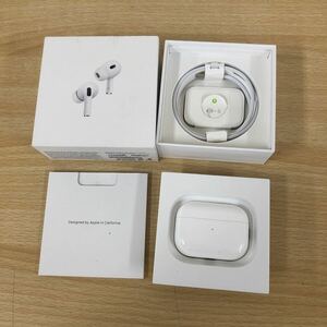 美品 Apple AirPods Pro 第2世代 MTJV3J/A MagSefe充電ケース(USB-C)付き ワイヤレスイヤホン 