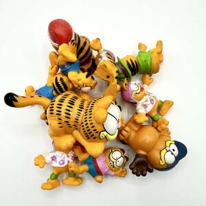 11体 Garfield ガーフィールド PVC フィギュア キーホルダー ヴィンテージ アメリカ雑貨 アメリカン雑貨 大量 まとめ売り まとめて ソフビ