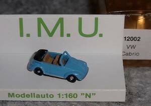 IMU1/160 VW ビートル カブリオレ Lブルー フォルクスワーゲン