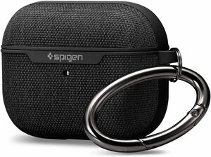 【Spigen】 Apple AirPods Pro ケース カバー カラビナ リング 付き 収納ケース 衝撃 吸収 軽量 キズ防