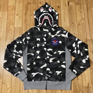 ★蓄光★ city camo シャーク パーカー Lサイズ shark full zip hoodie a bathing ape bape エイプ ベイプ アベイシングエイプ 迷彩 6111