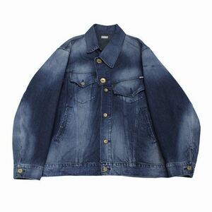 Kolor/BEACON カラー ビーコン 23SS Denim 前変形ブルゾン デニムジャケット 2 インディゴ