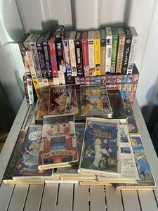 未開封多数 希少 レア 海外版 VHS 大量 まとめて 70本以上 Disney ジブリ 映画 アニメ