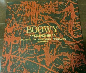 【当時物】BOOWY GIGS 『JUST A HERO TOUR 1986』 初回限定カセット盤