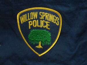 ★　アメリカ　警察　ワッペン　WILLOW　SPRINGS　★