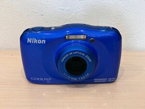 塩a027 Nikon ニコン COOLPIX W100 4.1-12.3mm 1:3.3-5.9 デジタルカメラ 水中カメラ コンパクトカメラ 中古品