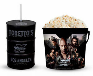 海外　限定品　送料込み 　ワイルド・スピード/ファイヤーブースト　 映画館　カップ バケット　セット　b