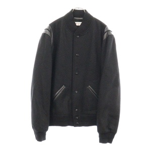 SAINT LAURENT PARIS サンローランパリ Teddy Jacket テディジャケット スタジャン ブラック V85S 354718