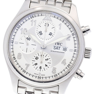 IWC SCHAFFHAUSEN IW371705 スピットファイア クロノグラフ デイデイト 自動巻き メンズ _845737