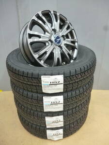 軽自動車に☆新品ブリヂストンスタッドレス☆VRX2☆145/80R13セット☆タント・ムーヴ・N-BOX・N-ONE・アルト・ラパン☆Hs