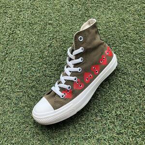 美品24 converse×PLAY COMME des GARCONS ALL STAR HI コンバース× プレイ コム デ ギャルソン オールスター HW991