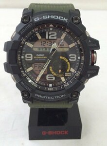 ☆☆CASIO カシオ　G-SHOCK ジーショック　GG-1000-1A3JF　MUDMASTER マッドマスター　メンズ　腕時計　ブラック×グリーン☆USED品☆