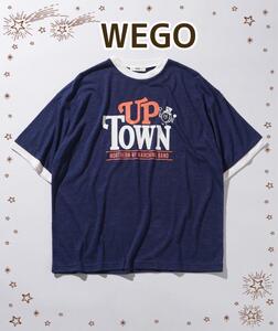 【新品】WEGO ウィゴー ヴィンテージロゴリンガーBIGT レトロ　古着風