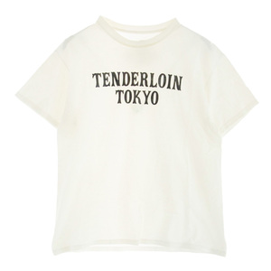 TENDERLOIN テンダーロイン TOKYO TEE ロゴプリント 半袖 Tシャツ ホワイト系 M【中古】