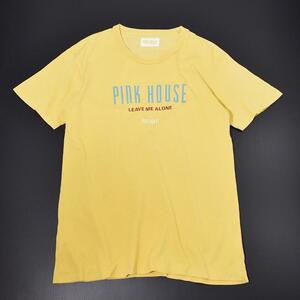 90年代 金子功 ピンクハウス PINK HOUSE ロゴ Tシャツ イエロー オールド ビンテージ 1990s 90s アーカイブ