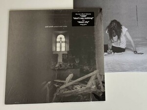 【US Ori/シュリンク付美品】Patti Smith / Peace And Noise LIMITED EDITION LP ARISTA US 07822-18986-1 97年盤パティ・スミス