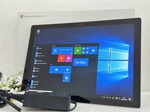 【良品 SIMフリー】Microsoft Surface Pro 5 model:1807『Core i5(7300U) 2.6Ghz/RAM:4GB/SSD:128GB』12.3インチ LTE対応 Win10 動作品