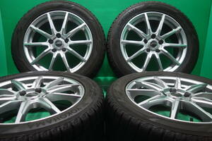 K1972-18 送料無料 225/50R17 スタッドレス 4本セット YOKOHAMA iceGUARD iG60 7分山 アコード オデッセイ ヴェゼル CX-3