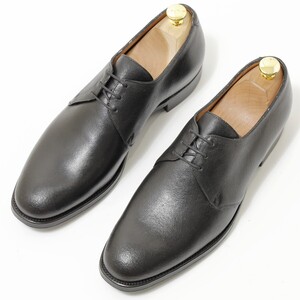 ◆未使用 Crockett & Jones DARTMOUTH 8.5D/27cm 外羽根式プレーントゥ Vフロントダービー クロケットジョーンズ ダートマス ブラック